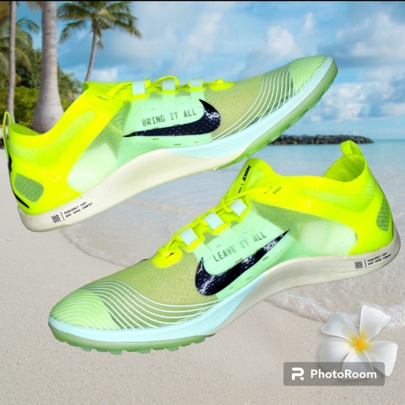 NEW Nike Zoom Victory XC Vaporweave Waffle 5 Volt Mint Foam Running Shoes Size 6 - Picture 3 of 12